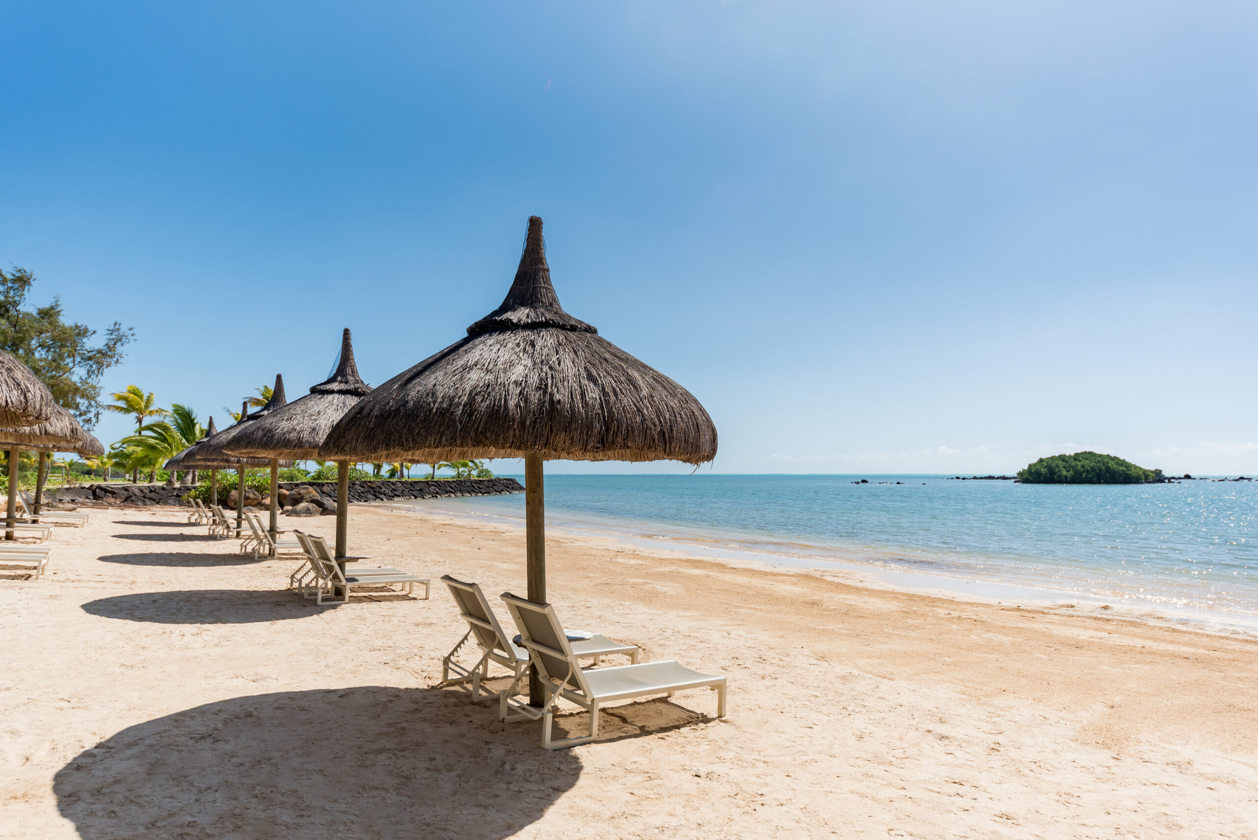 Plage et lagon à l’Île Maurice